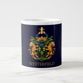 Westerfield niederländisches Familienwappen. Jumbo-Tasse