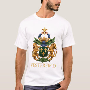 Westerfield niederländisches Familienwappen. T-Shirt