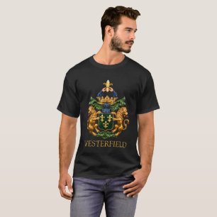 Westerfield niederländisches Familienwappen. T-Shirt