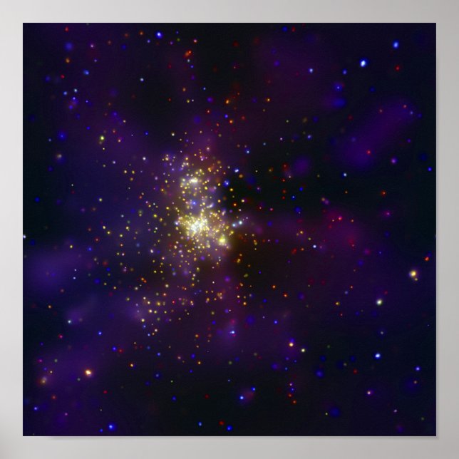 Westerlund 2, ein junger Star-Cluster Poster (Vorne)