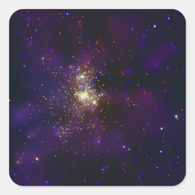 Westerlund 2, ein junger Star-Cluster Quadratischer Aufkleber (Vorderseite)