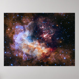 Westerlund 2 — Hubble-Weltraumteleskop Poster