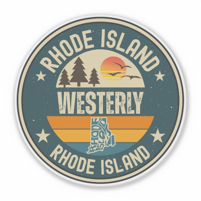 Westerly, Rhode Island Aufkleber (Vorderseite)