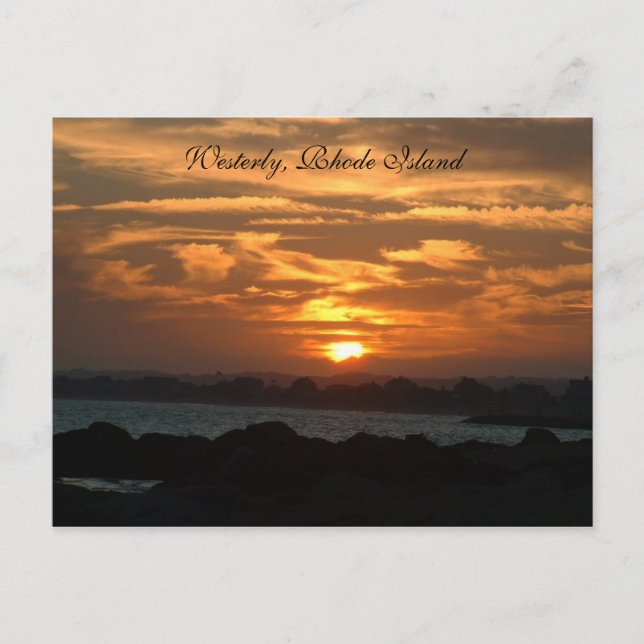 Westerly, Rhode Island Postcard Postkarte (Vorderseite)