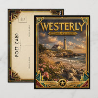 Westerly Rhode Island Vintage Art Deco Golden Age