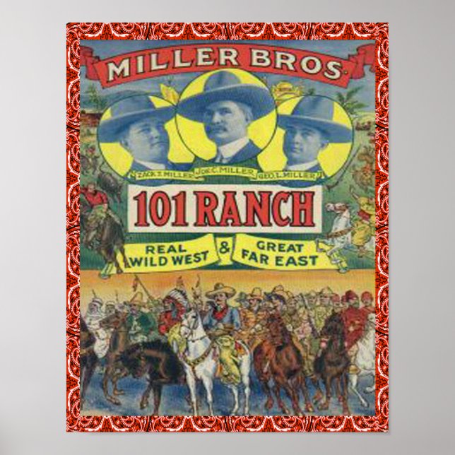 Western 101 Ranch Vintage Poster (Vorne)