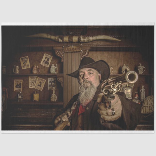 Western ABSCHLIESSEN DER BARREL-ENTDECKUNG Seidenpapier (Vorderseite)