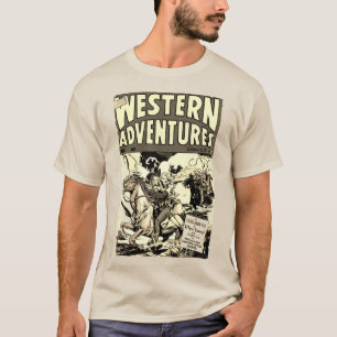 Western Adventures Classic Comic T - Shirt
