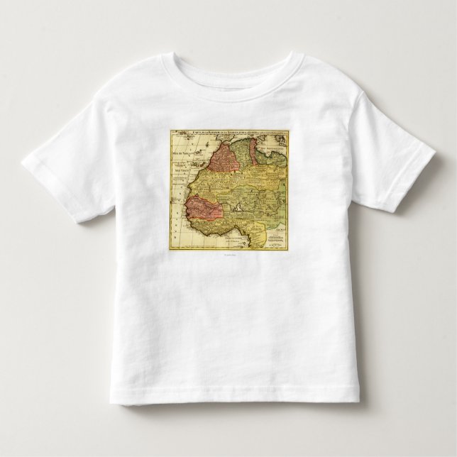 Western AfricaPanoramic MapWestern Afrika 2 Kleinkind T-shirt (Vorderseite)
