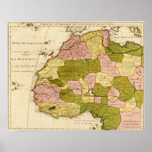 Western AfricaPanoramic MapWestern Afrika Poster