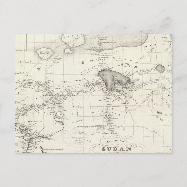 Western Afrika Postkarte (Vorderseite)