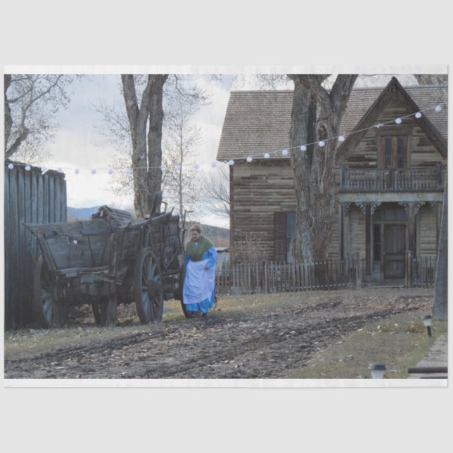 Western Alte Tage Seidenpapier (Vorderseite)