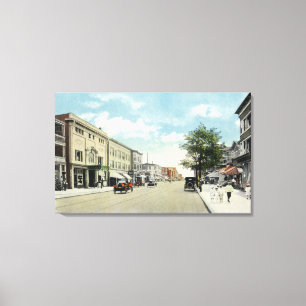Western-Ansicht der Staats-Straße Leinwanddruck