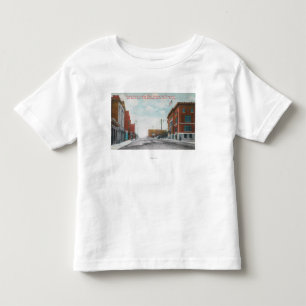 Western-Ansicht des Granits StreetButte, M.Ü. Kleinkind T-shirt