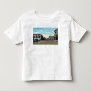 Western-Ansicht von HauptStreetVisalia, CA 2 Kleinkind T-shirt