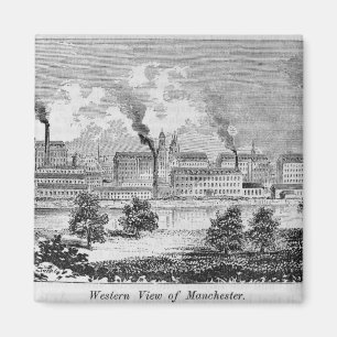 Western-Ansicht von Manchester Magnet