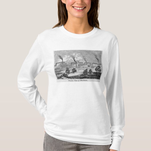 Western-Ansicht von Manchester T-Shirt (Vorderseite)