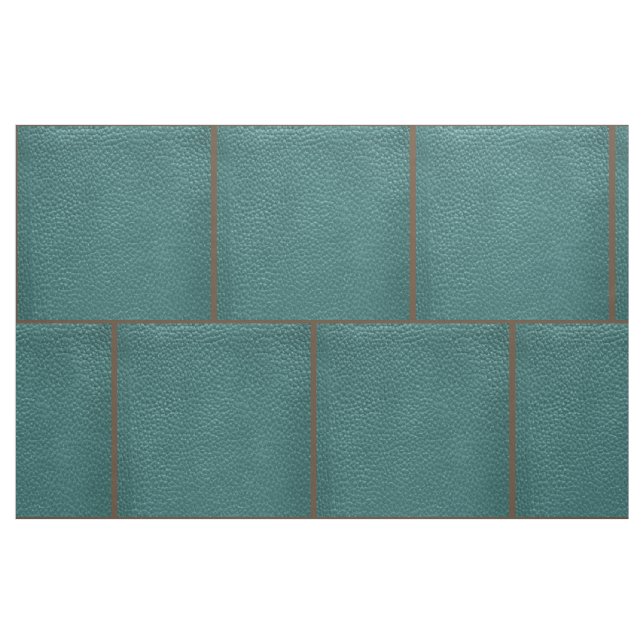 Western Aquamarine Imitate Ledergewebe 9" für Kreu Stoff (Fat Quarter (45,7 x 55,9 cm))