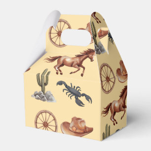 Western Art Tan Geschenkschachtel