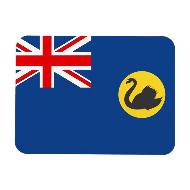 Western Australien Flagge Magnet (Horizontal)