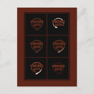 Western Auto Gebäude Sign, Kansas City, Missouri Postkarte