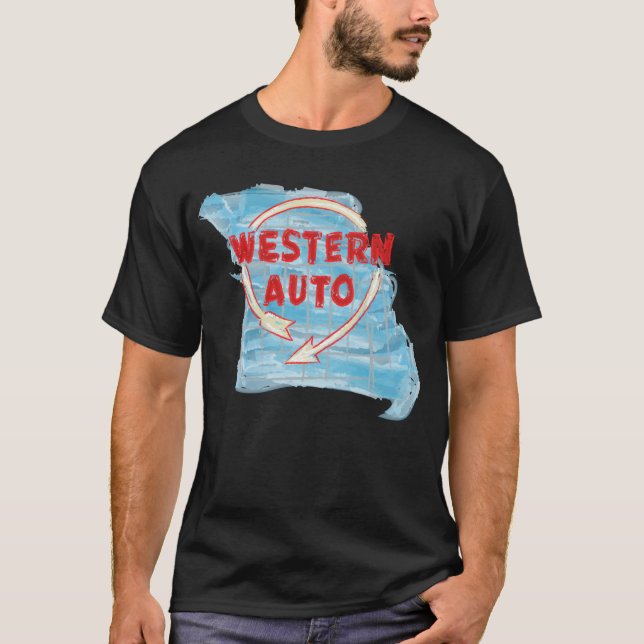 Western Auto Gebäude T-Shirt (Vorderseite)