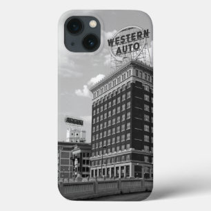 Western Auto Halbzylinder-Gebäude iPhone 13 Hülle