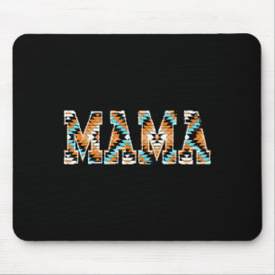 Western Aztec Mama Country-Rindleder Muttertags- Mousepad