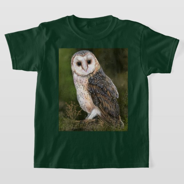 Western Barn Owl T - Shirt (Ablage )