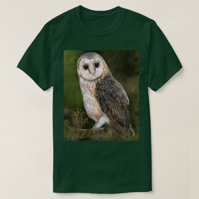 Western Barn Owl T - Shirt (Design vorne)