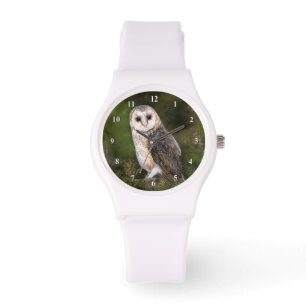 Western Barn Owl Uhrengeschenk Armbanduhr