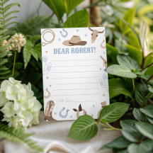 Western Birthday Time Capsule Card