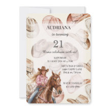 Western Blond Cowgirl Hats Birthday