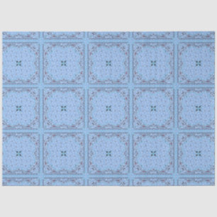 Western Blue Bandana Decoupage Seidenpapier