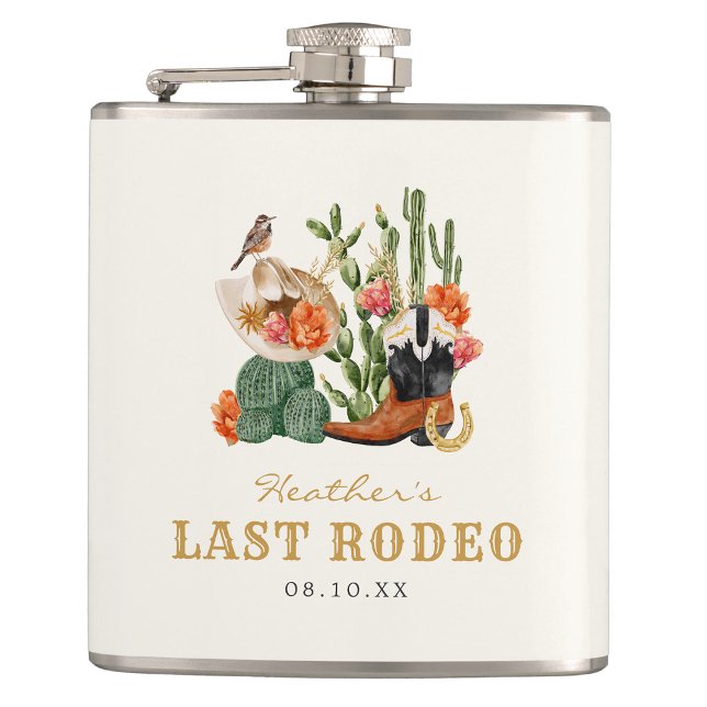 Western Boho Flachmann (Western Theme Boho Flask by Painted Paperie
)