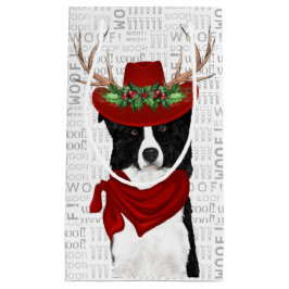 Western Border Collie Christmas Dog Kleine Geschenktüte