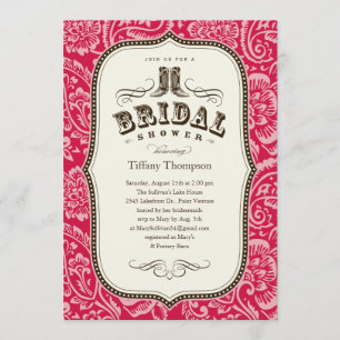 Western-Brautparty-Einladungen Einladung