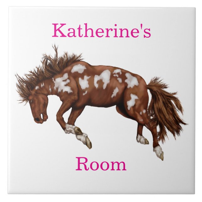 Western Bronco Raum  Fliese (Vorderseite)
