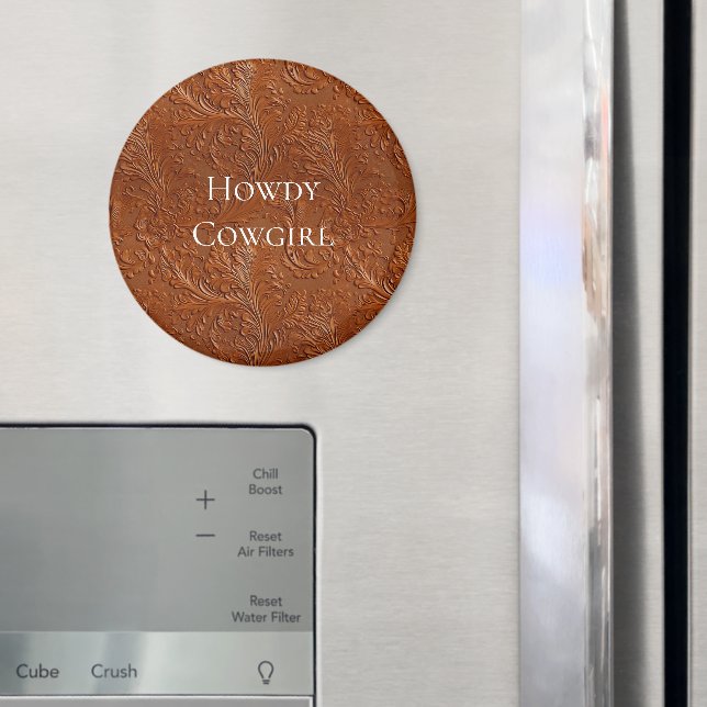 Western Brown Bohemisch Art Magnet (In Situ (Kühlschrank))