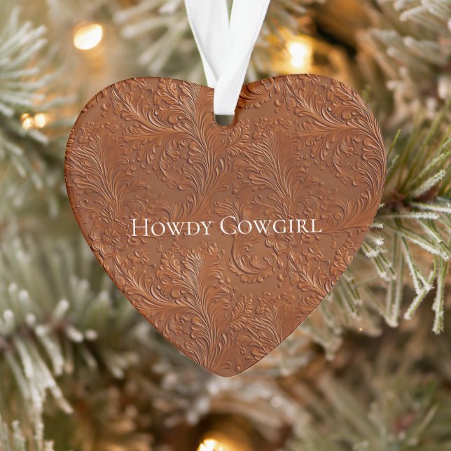 Western Brown Bohemisch Art Ornament (Baum)