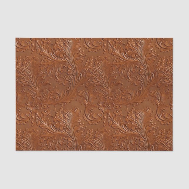 Western Brown Bohemisch Art Seidenpapier (Vorderseite)