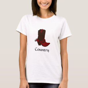 Western Brown Boots T-Shirt