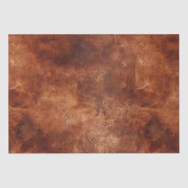 Western Brown Howdy Cowboy Brown Seidenpapier (Vorderseite)