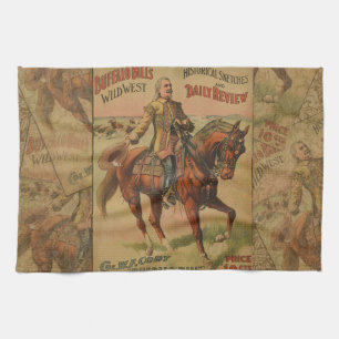 Western Buffalo Bill Wild West Geschirrtuch
