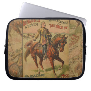 Western Buffalo Bill Wild West Laptopschutzhülle