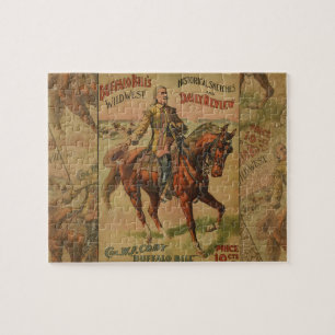 Western Buffalo Bill Wild West Puzzle
