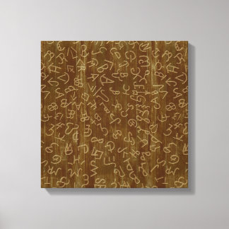 Western Cattle Brands Leinwanddruck