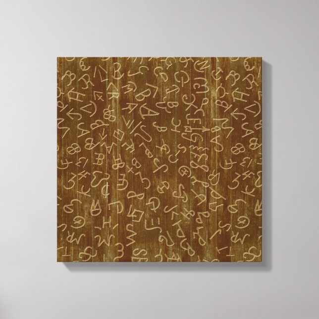 Western Cattle Brands Leinwanddruck (Vorderseite)