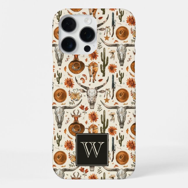 Western Chic  iPhone Hülle (Rückseite)