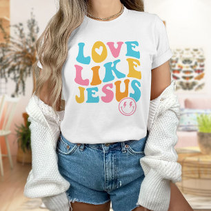 Western Christliches Shirt, Liebe wie Jesus T - Sh T-Shirt